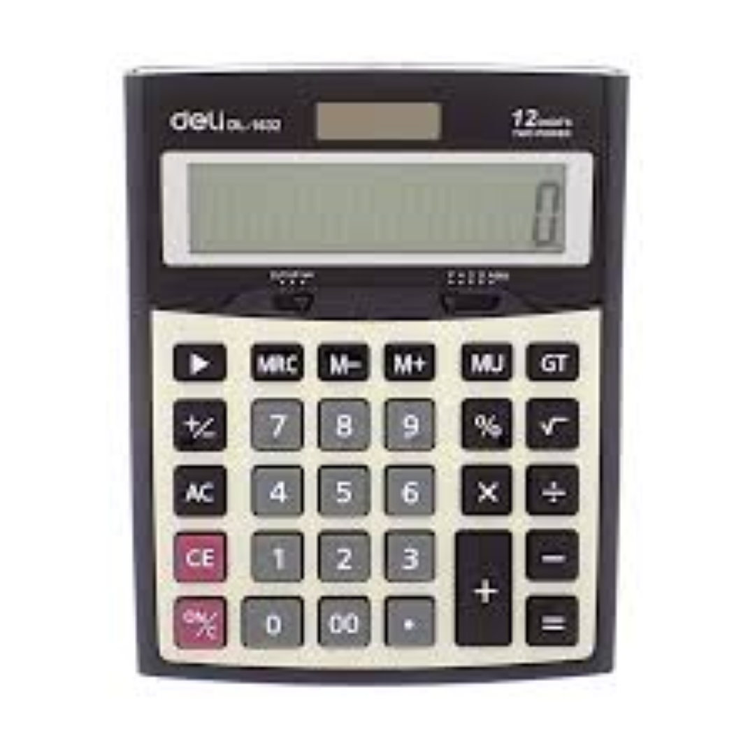 DELI CALCULATOR 12 DIGIT 1632